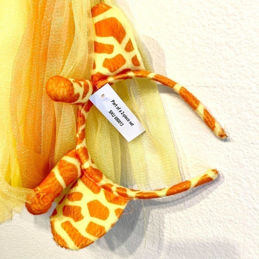 Infant Girl 3-6M Giraffe Halloween Costume 2 Piece - Picture 9 of 10